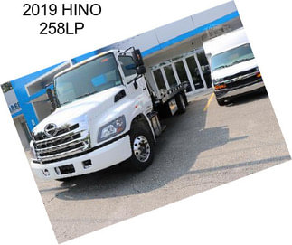 2019 HINO 258LP