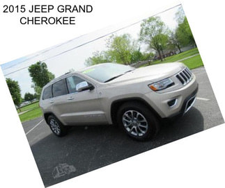 2015 JEEP GRAND CHEROKEE