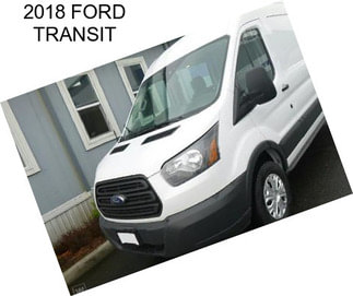 2018 FORD TRANSIT