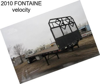 2010 FONTAINE velocity