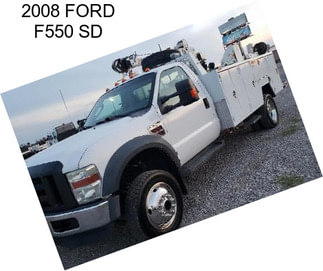 2008 FORD F550 SD