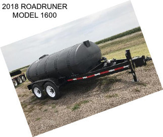 2018 ROADRUNER MODEL 1600