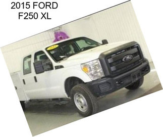 2015 FORD F250 XL