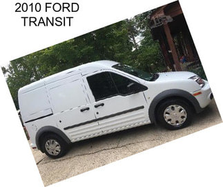 2010 FORD TRANSIT