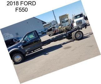 2018 FORD F550