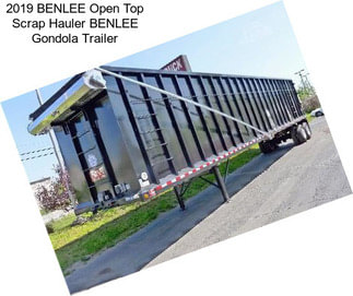 2019 BENLEE Open Top Scrap Hauler BENLEE Gondola Trailer