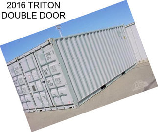 2016 TRITON DOUBLE DOOR
