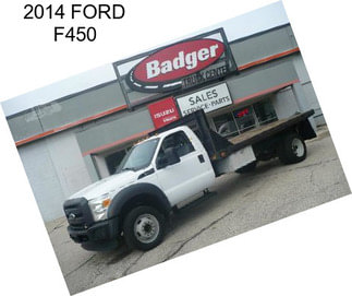 2014 FORD F450