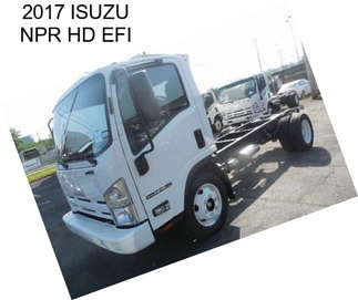 2017 ISUZU NPR HD EFI