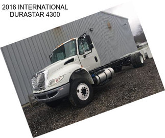 2016 INTERNATIONAL DURASTAR 4300