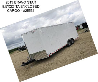 2019 BRAVO STAR 8.5\'X22\' TA ENCLOSED CARGO - #25531