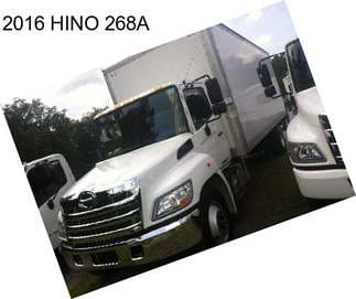 2016 HINO 268A
