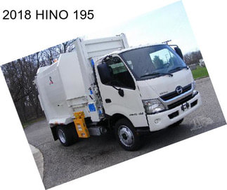 2018 HINO 195