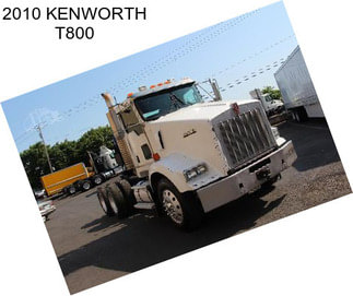 2010 KENWORTH T800