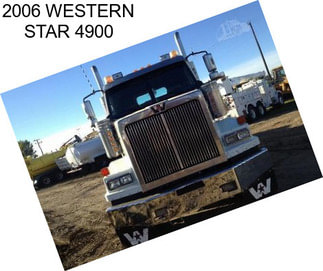 2006 WESTERN STAR 4900