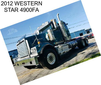 2012 WESTERN STAR 4900FA