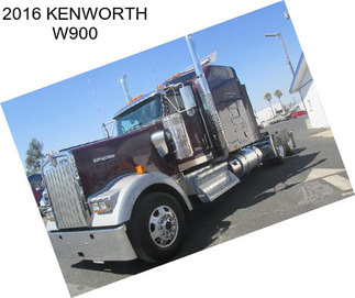 2016 KENWORTH W900