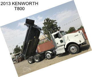 2013 KENWORTH T800