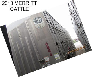 2013 MERRITT CATTLE