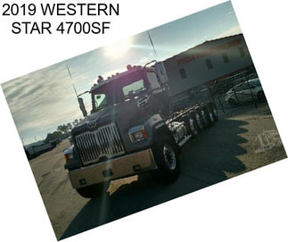 2019 WESTERN STAR 4700SF