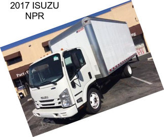 2017 ISUZU NPR