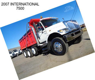 2007 INTERNATIONAL 7500