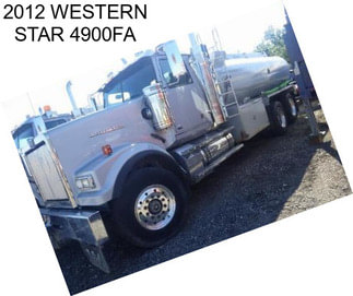 2012 WESTERN STAR 4900FA