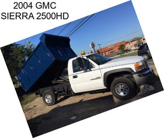 2004 GMC SIERRA 2500HD