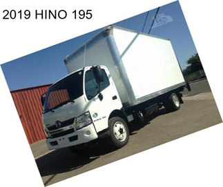 2019 HINO 195