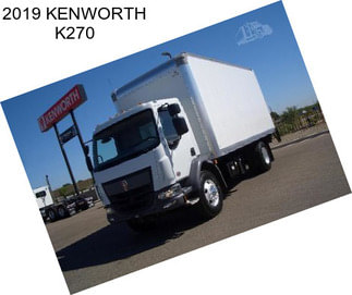 2019 KENWORTH K270