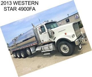 2013 WESTERN STAR 4900FA