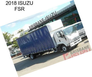 2018 ISUZU FSR