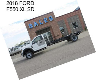 2018 FORD F550 XL SD