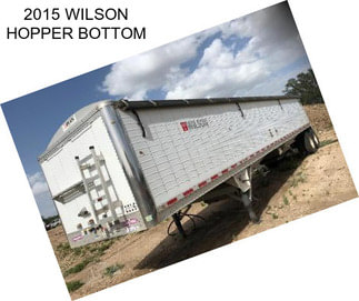 2015 WILSON HOPPER BOTTOM