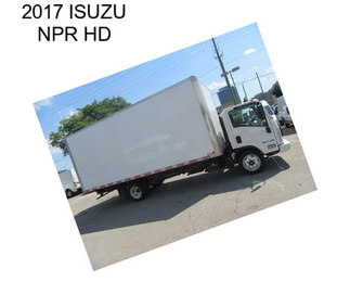 2017 ISUZU NPR HD