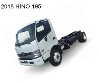 2018 HINO 195