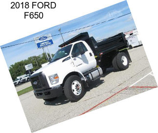 2018 FORD F650