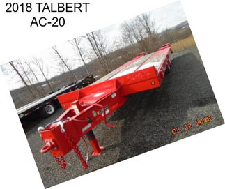 2018 TALBERT AC-20