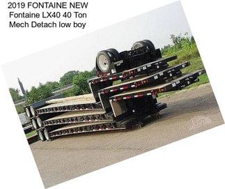 2019 FONTAINE NEW Fontaine LX40 40 Ton Mech Detach low boy