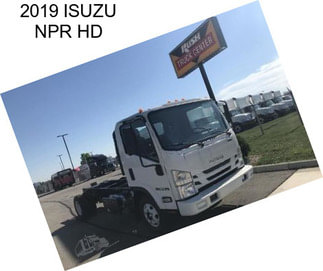 2019 ISUZU NPR HD