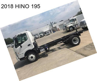 2018 HINO 195