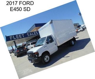 2017 FORD E450 SD