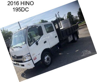 2016 HINO 195DC