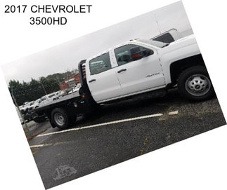 2017 CHEVROLET 3500HD