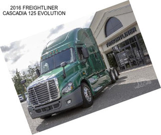 2016 FREIGHTLINER CASCADIA 125 EVOLUTION