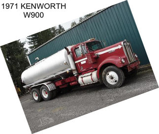 1971 KENWORTH W900