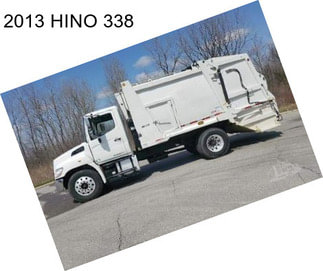 2013 HINO 338