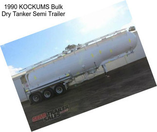 1990 KOCKUMS Bulk Dry Tanker Semi Trailer
