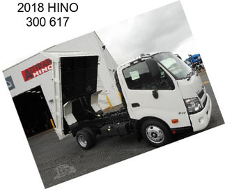 2018 HINO 300 617