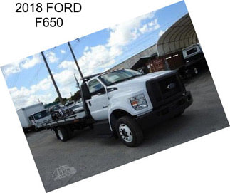 2018 FORD F650